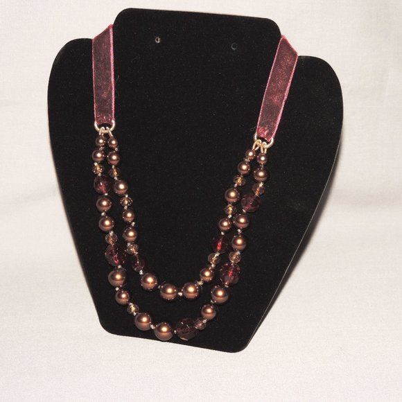 Monet beaded statement necklace - Picture 1 of 4